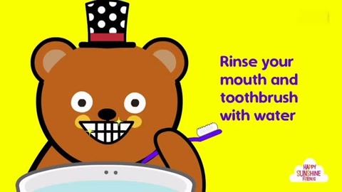 刷牙儿童歌 (英文版) brush your teeth