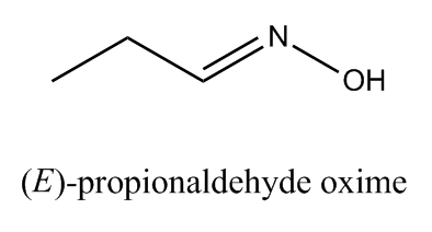 e-丙醛肟的结构式怎么写