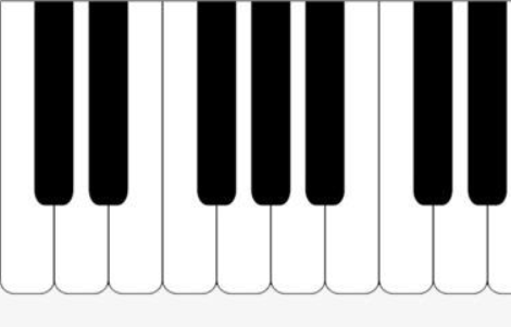 钢琴:降mi 降re 降so 降xi 降la