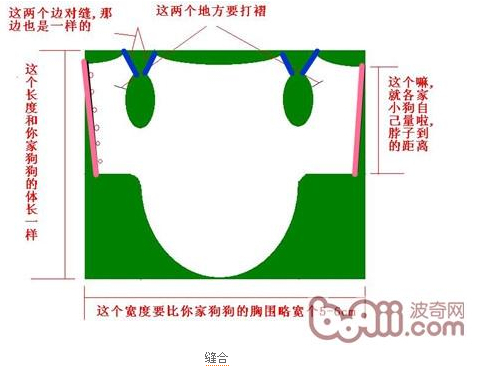 给小狗做衣服简单步骤图片