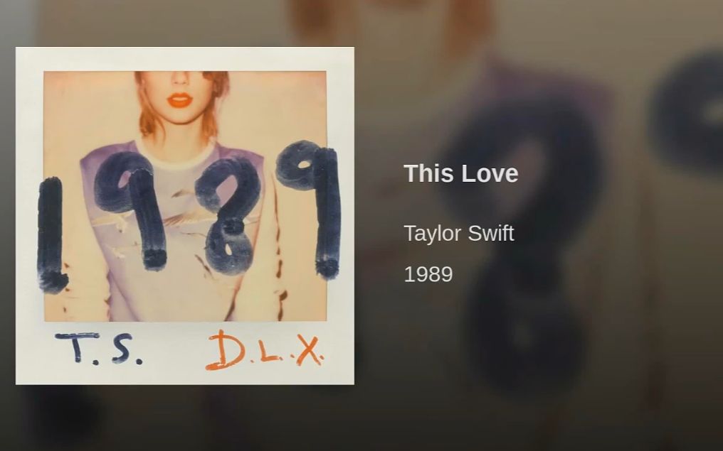 [图]【霉霉】Taylor Swift-This Love-中文字幕