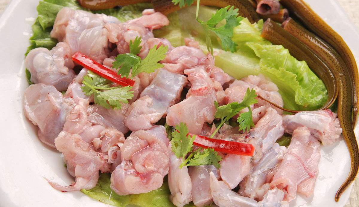 日本这家料理店出名了!专业 生吃牛蛙,你敢来试试吗?