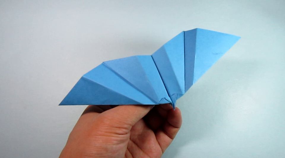 儿童手工 折纸鸟,简单的折一只张着翅膀飞翔的鸟-手工 折纸大全 手工.
