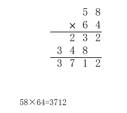 二位数乘二位数的竖式怎么做
