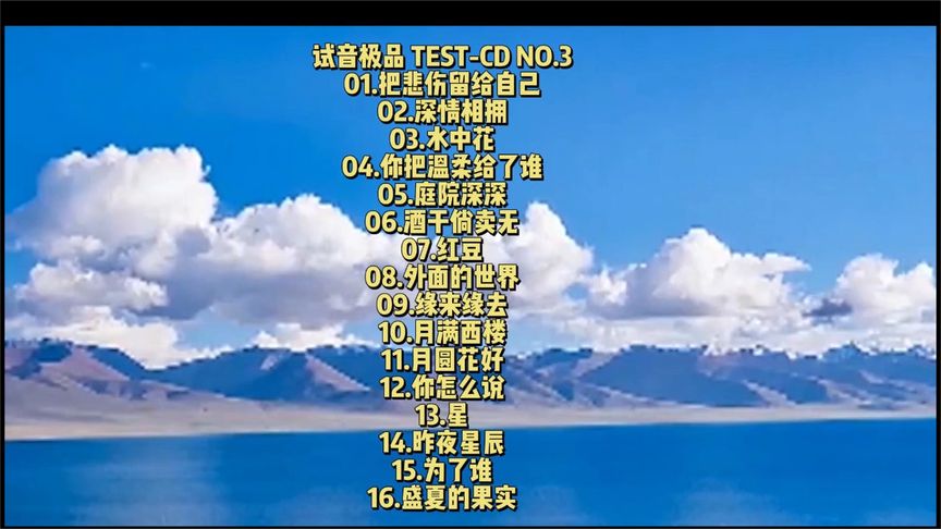 [图]试音极品专用碟 TEST A-CD 03