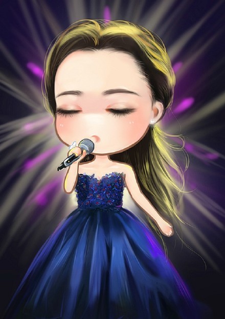 我是歌手第三季张靓颖卡通人物版