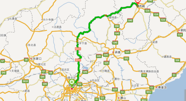 北京几环能到赤峰