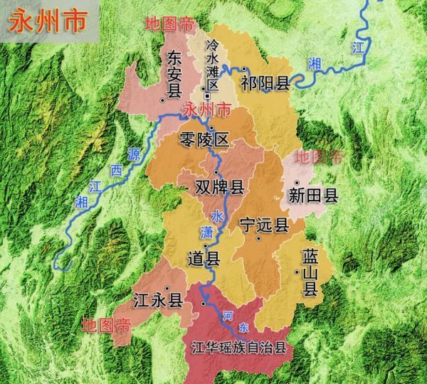 永州有哪些县市区?