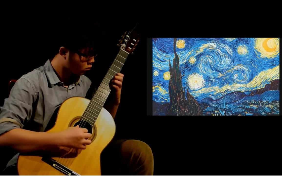 [图]古典吉他独奏 文森特·梵高 Vincent (Starry, Starry Night)