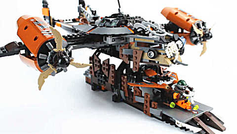 月光砖厂】 乐高lego2016 幻影忍者旗舰70605厄运堡垒号 乐高速组