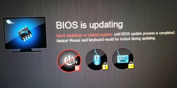 微星主板升级BIOS一直停在这个界面是什么原