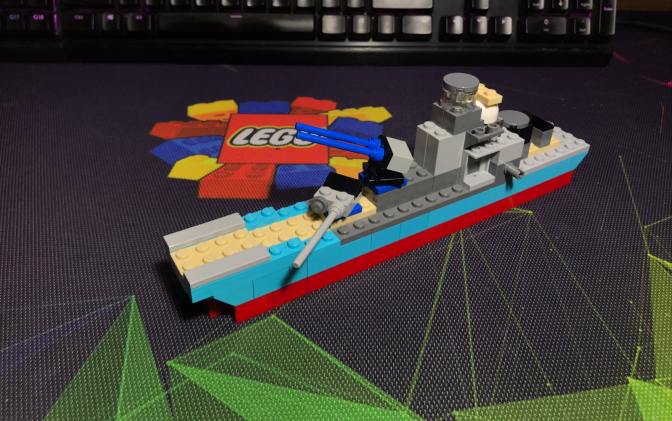 「 乐高10698moc」battleship 搭建步骤超简单