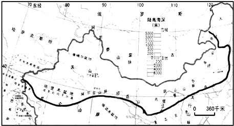 讀西北地區圖回答問題:(1)西北地區深居______,距______遙遠與山脈的