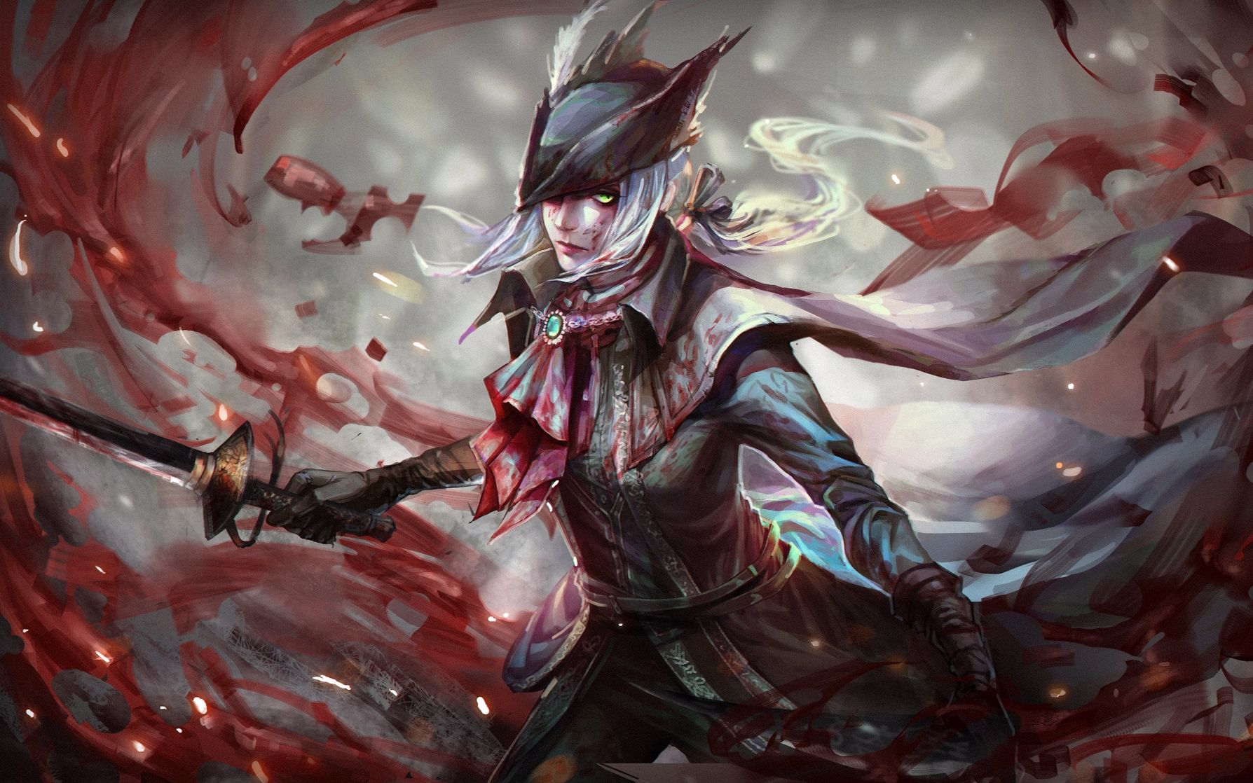 血源boss战 星辰钟塔的玛利亚女士