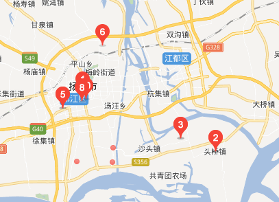 扬州市邗江工商行政管理局,办公室地址位于古称广陵,江都的历史位化