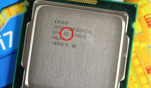 CPU ES不显和ES正显分别说的是什么意思?