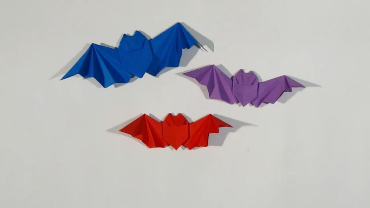 如何制作可爱蝙蝠折纸教学视频 diy手工制作 神奇的折纸