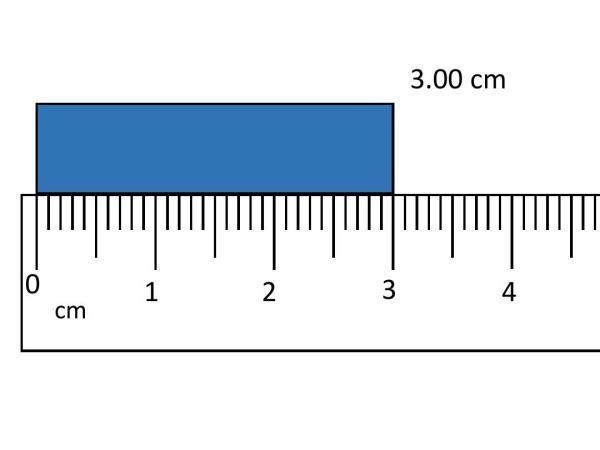 尺的刻度2到刻度5的长度是()cm