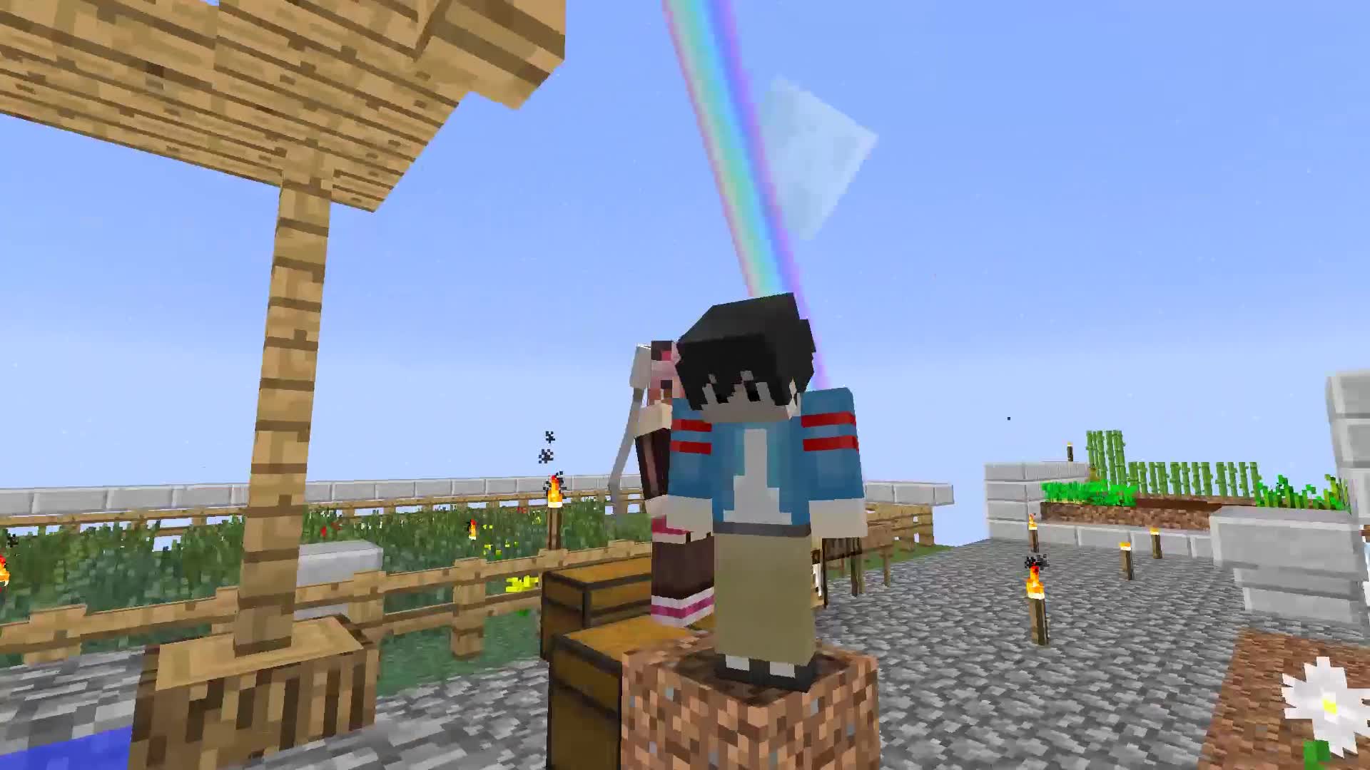 【入江闪闪】我的世界天空学园-09:目标是源源不断的物资,手撸实在太