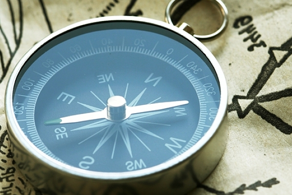 指南针怎么用的,那些字母都代表什么啊?