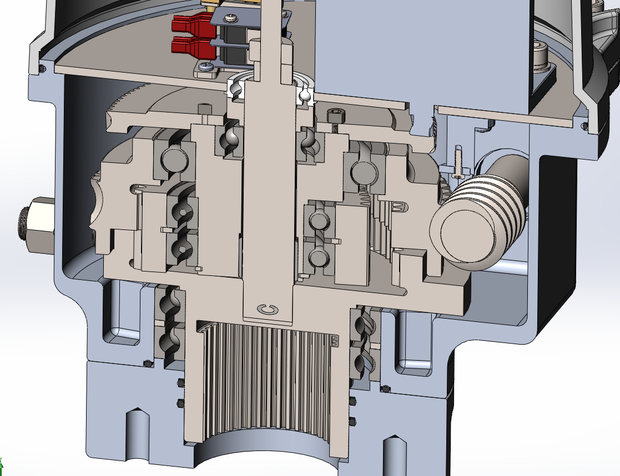 基于solidworks的管道机器人差动驱动机构的模型建立及运动仿真,该