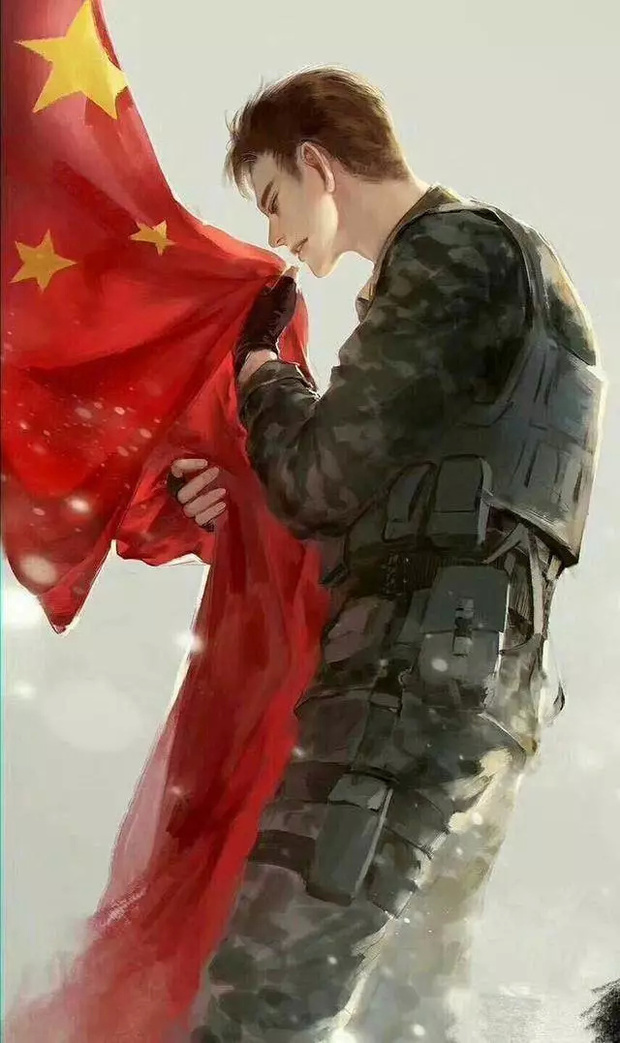 中国动漫军人图片霸气图片