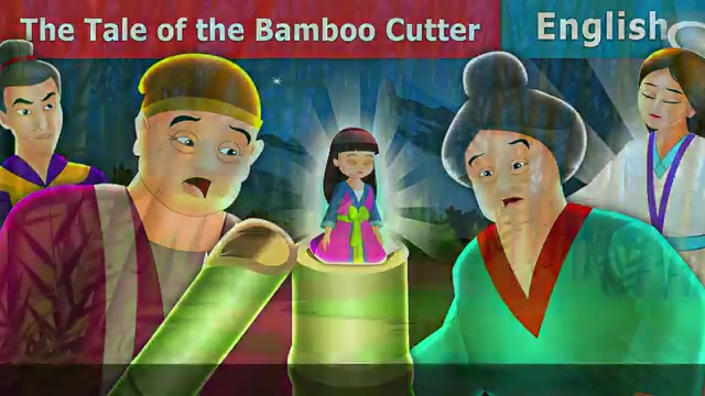 [图]Tale of the Bamboo Cutter in English Story English Fairy Tales