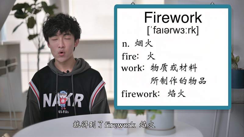 [图]英文单词详解：Firework