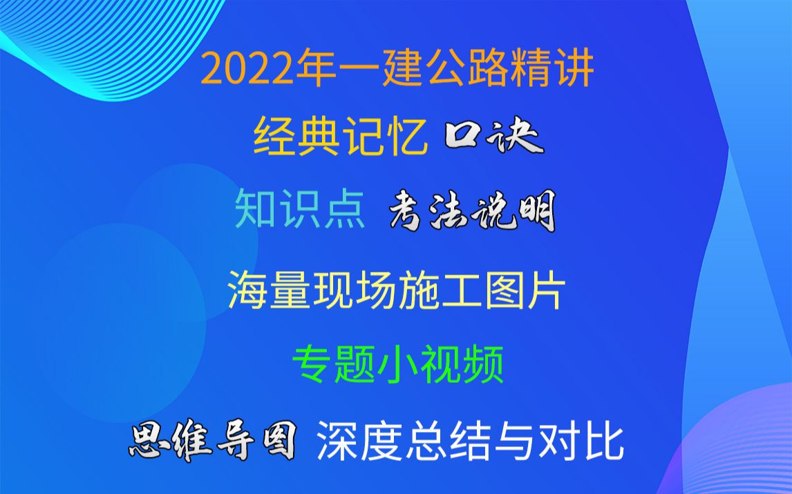 [图]2022年一建公路精讲19水泥混凝土路面施工(一)