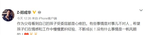 想张翰郑爽复合