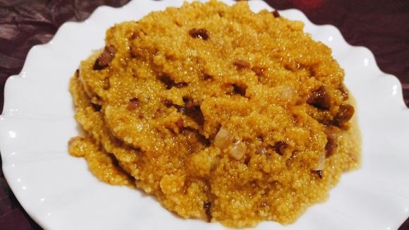 贵州人最爱吃的【 小米渣】香甜可口,制作方法简单