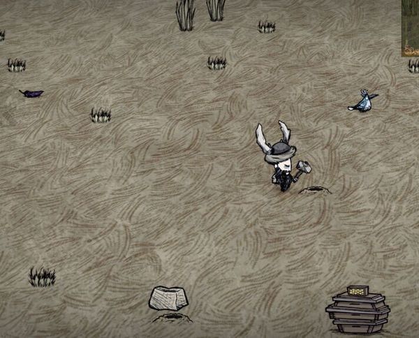 饥荒怎么找洞穴啊 打兔人 为什么我拿锤子不能