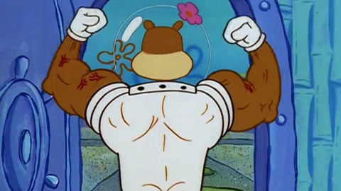 海绵宝宝第9季 大块头珊迪秀肌肉游戏