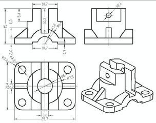 如何画三视图有什么技巧么?或者有什么方法可以快速理解图画