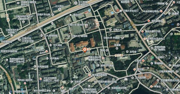 云南大学的研究生院在昆明的哪里?
