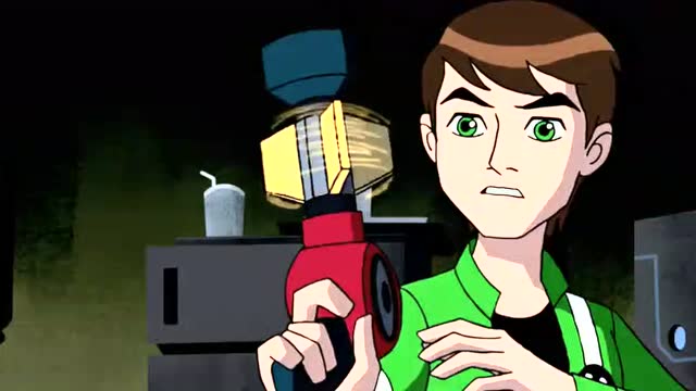 《ben10外星英雄》:田小班勇闯外星半兽人基地,高科技真多!