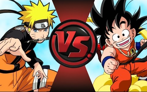 少年鸣人vs少年悟空【火影忍者vs七龙珠】