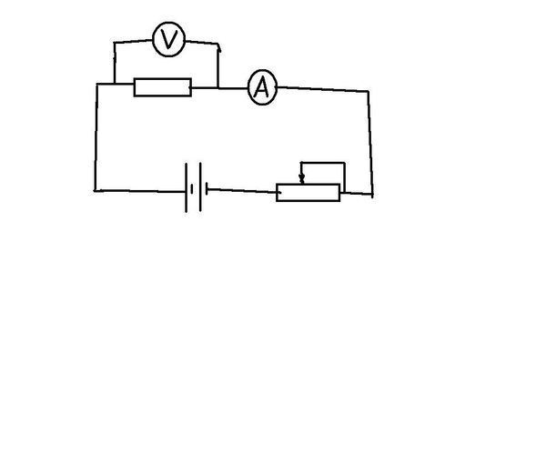 伏安法电路图怎么画图片