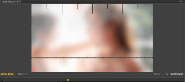 PR转场加了特效出现问题