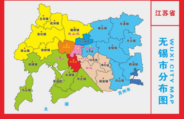 1953年,建江苏省,无锡市为省辖市;无锡县属先后多次变化