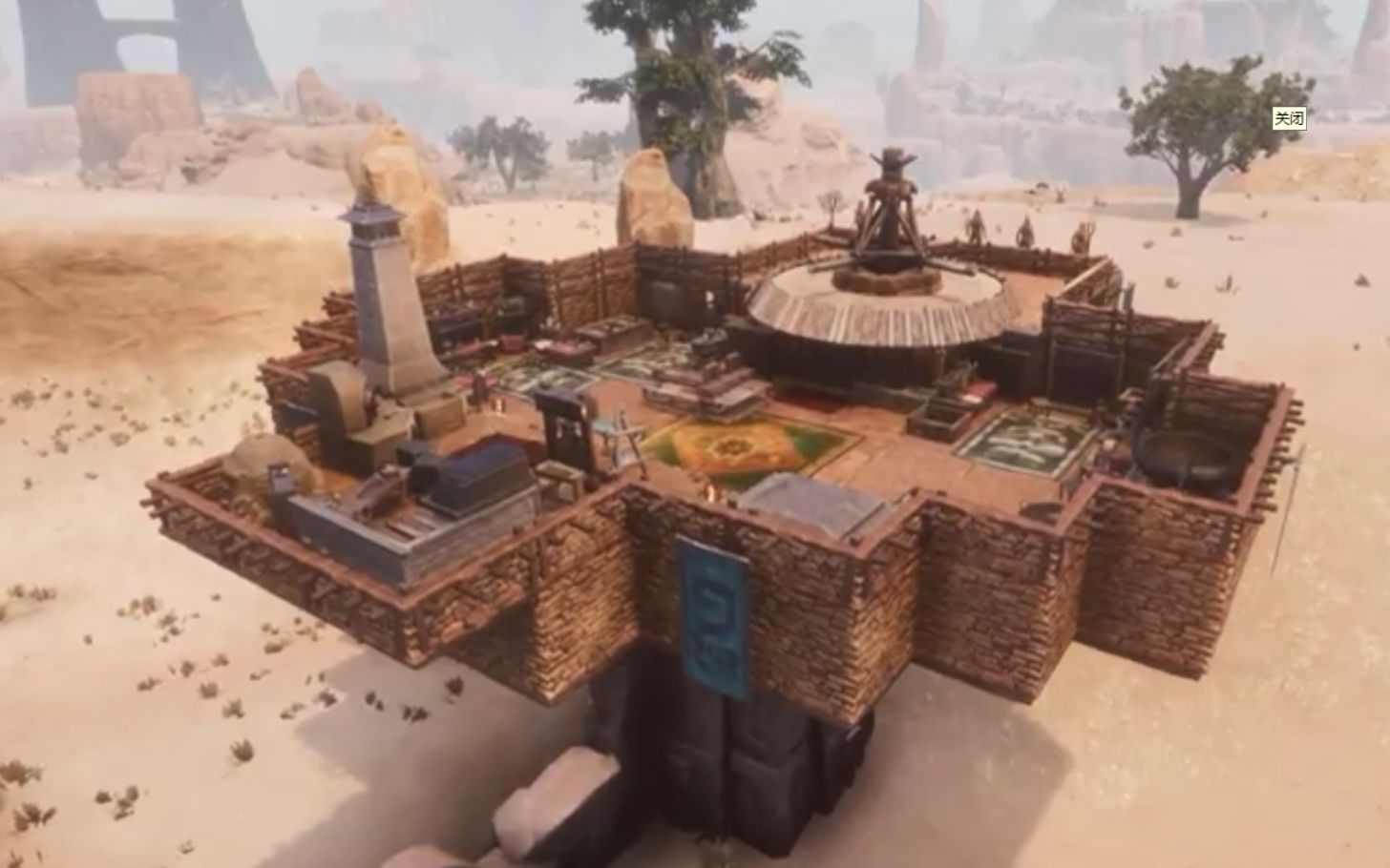 [图]Conan Exiles 流放者柯南 建筑-实用的露天流放者基地