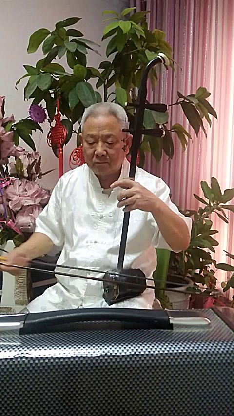 二胡伴歌曲《小曲好唱口难开》通辽市赵万玉二胡视频vid20171208