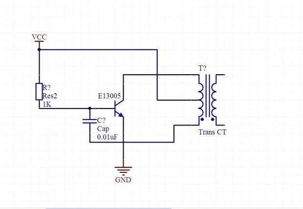 自激振荡电路,产生高压,求解释原理