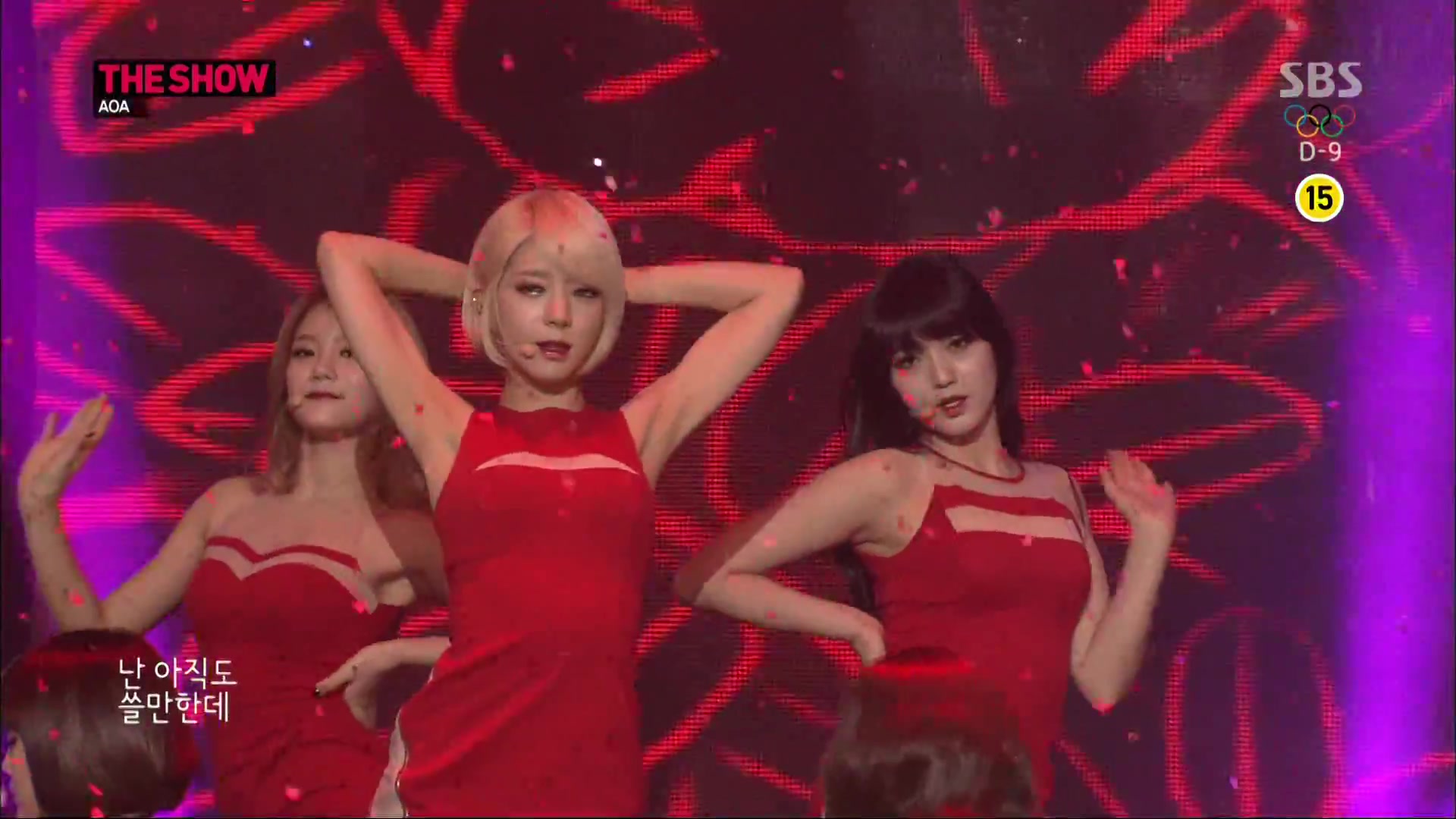 [图][60f 1080P] AOA - 短裙 Miniskirt SBS The Show 140128