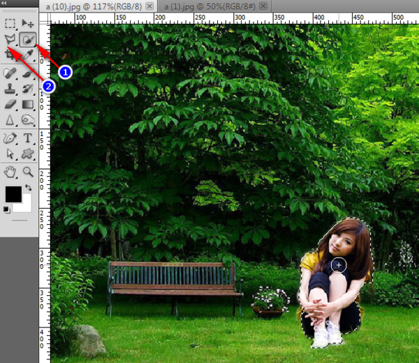 工具:    photoshop cs5 方法: 1,使用ps软件抠图的方法较多,可使用
