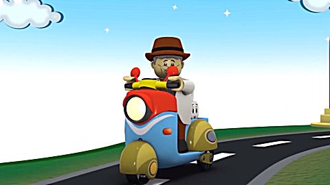 火车小镇 第35集 圆头火车道路救援 儿童卡通火车动画
