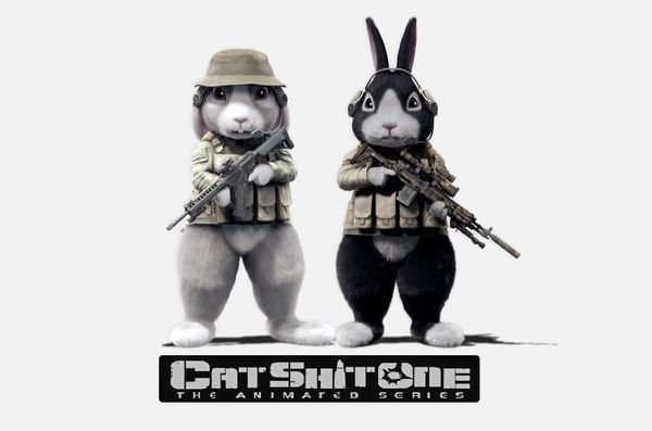 一个动漫就有个兔子被打下水 了结果抱着食人