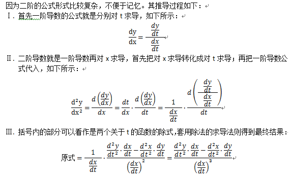参数方程的二阶导数怎么求?_360问答
