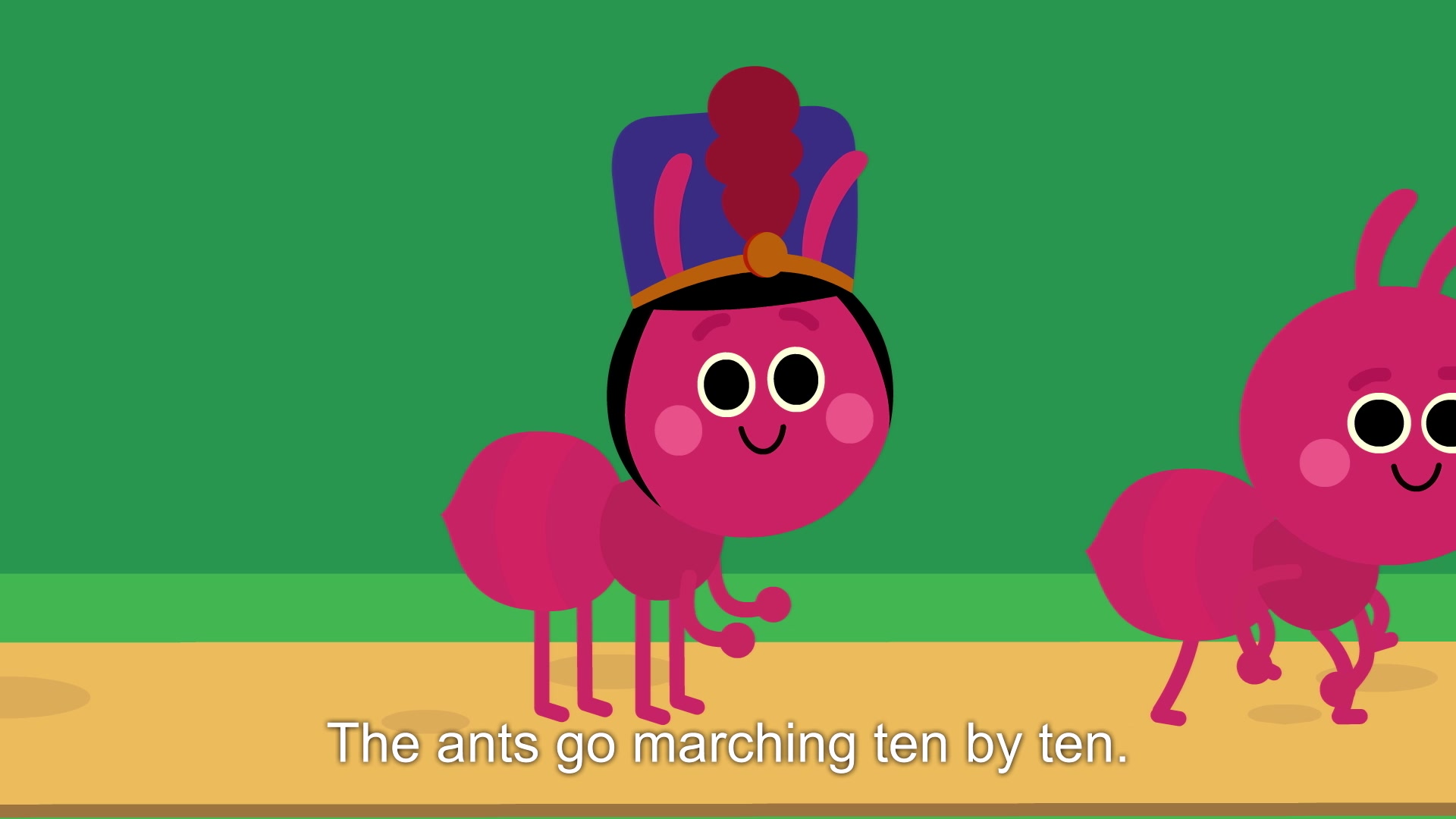 [图]【Super Simple Songs英文儿歌】The Ants Go Marching 蚂蚁行军 | 小小优趣独家正版