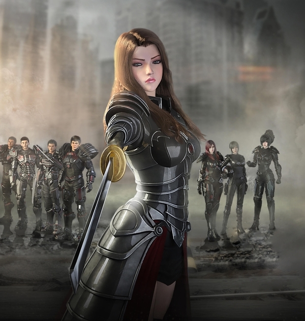 雄兵连对的这个天使是谁